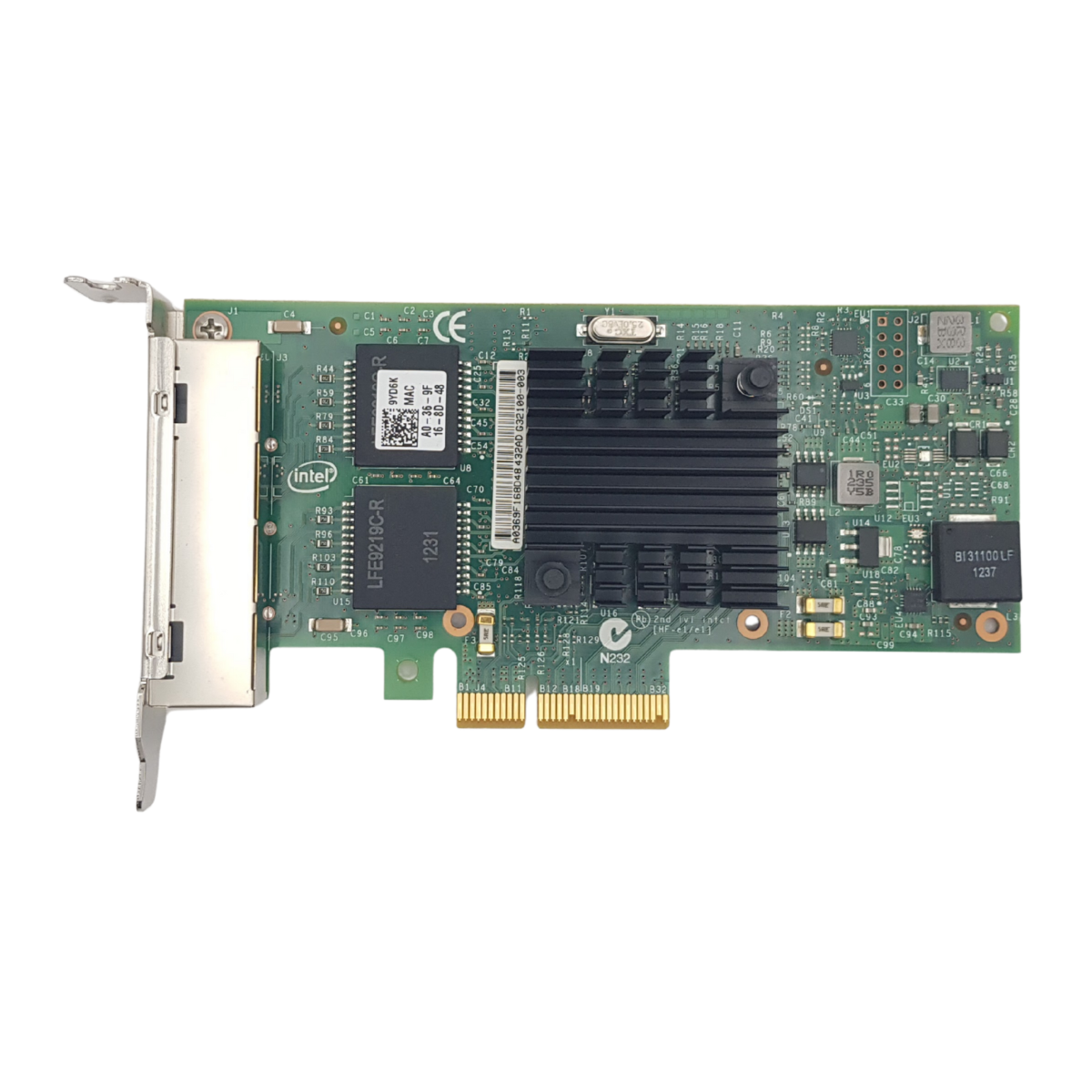 Dell (THGMP) I350-T4 Quad Port RJ45 - 1Gbps Low Profile PCIe-x4 (0NWK2) CNA