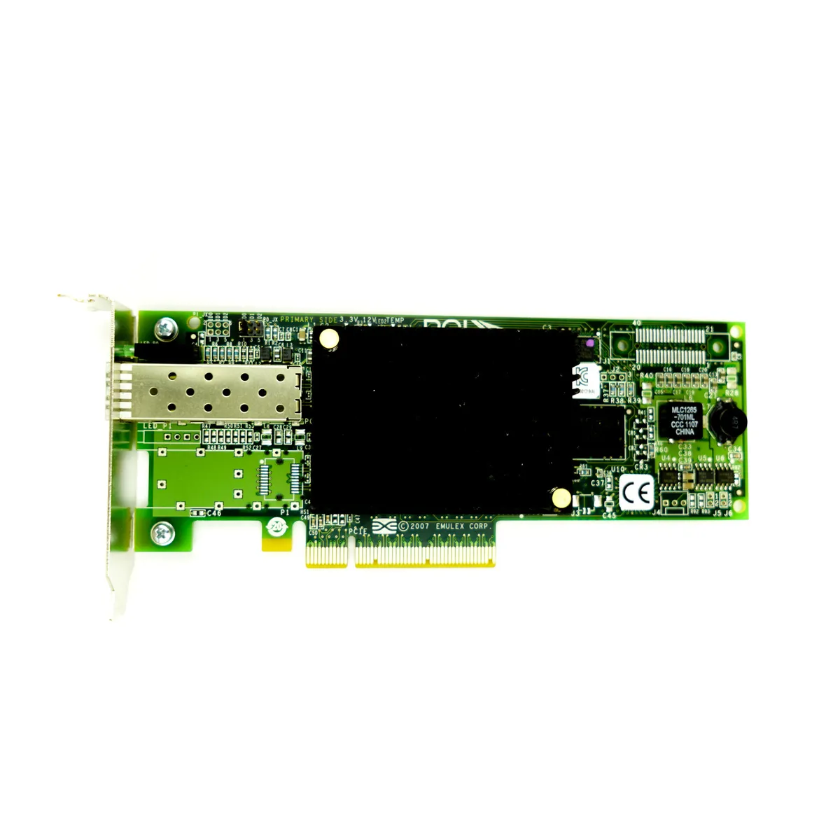 Emulex LPe12000 Single Port SFP+ - 8Gbps Low Profile PCIe-x8 HBA Card