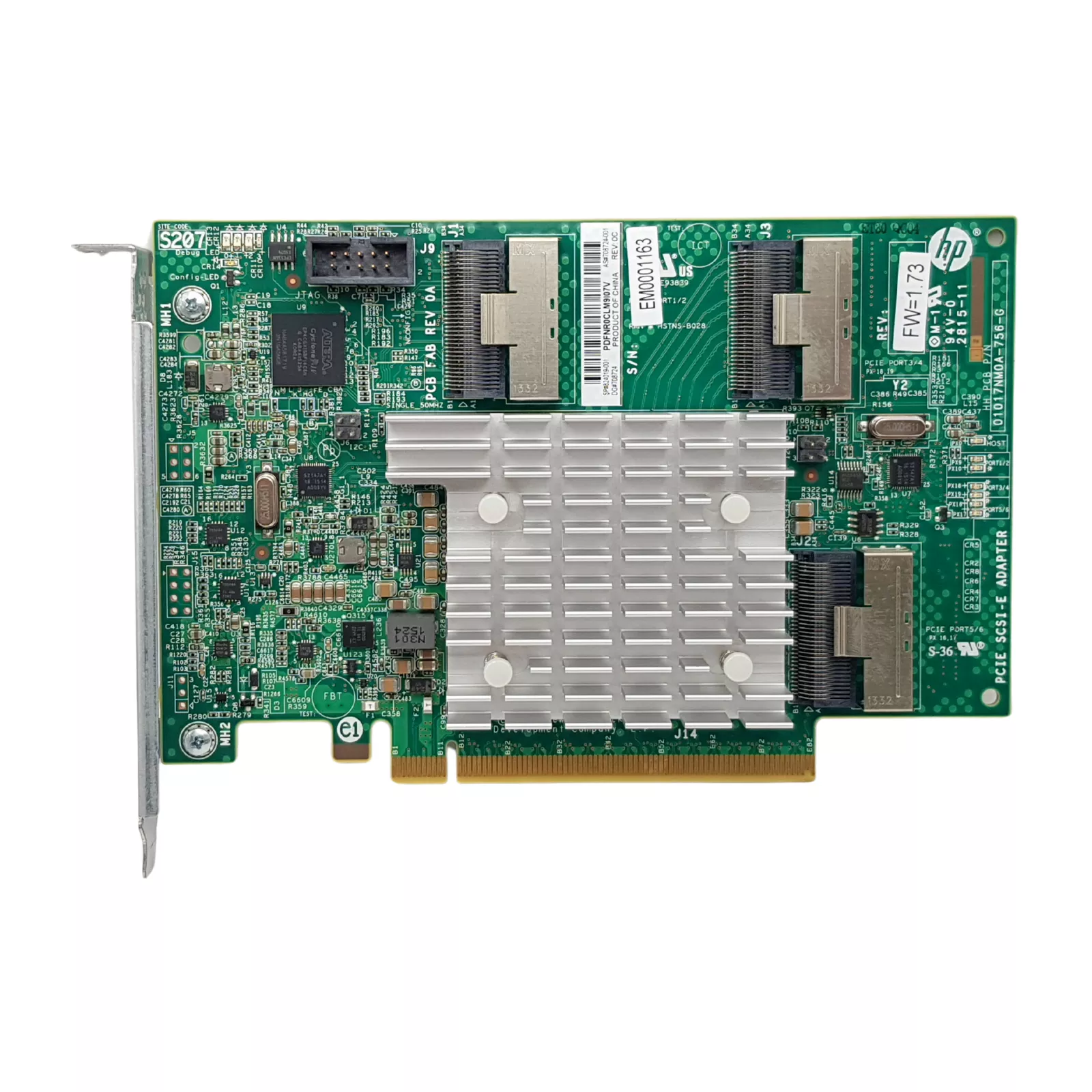 HP (824019-001) U.2 NVMe Bridge Card - Full Height PCI Express 3.0 x16 (708724-001)