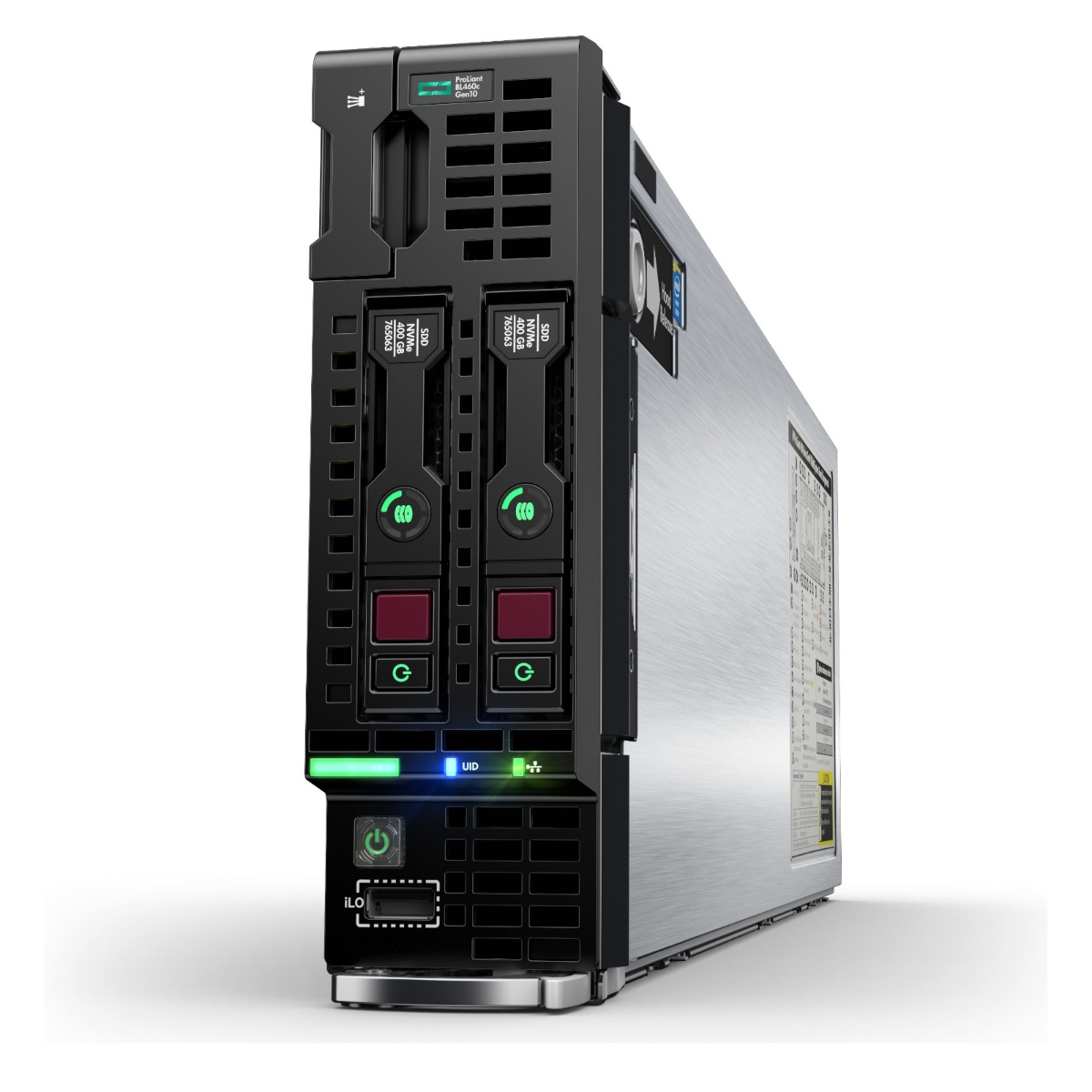 HPE ProLiant BL460c Gen10 U.2 NVMe Configurable Xeon Scalable 26C, 512GB DDR4