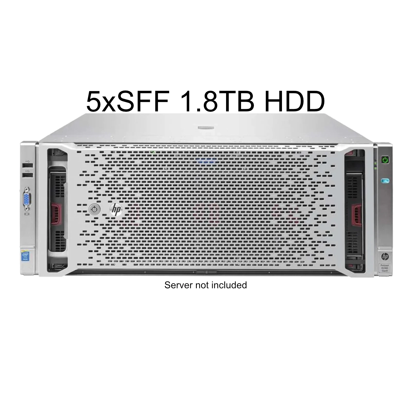 HP ProLiant DL580 Gen9 5x SFF 1.8TB 10K 12G SAS HDD Kit with Caddies