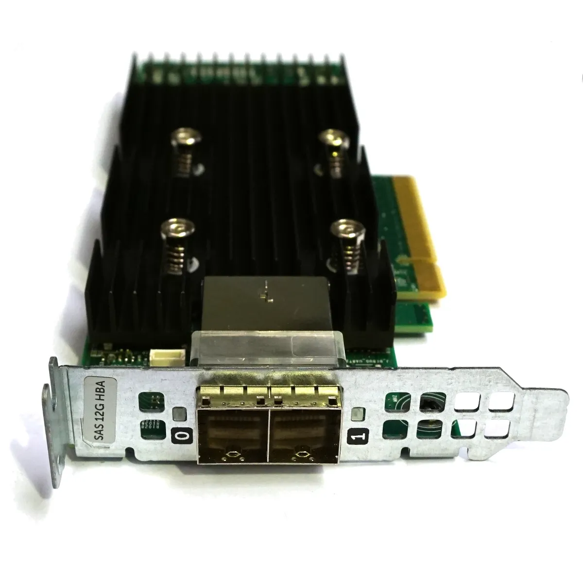 Dell (T93GD) 12Gbps SAS HBA Dual Port - 12Gbps PCIe-x8 Low Profile